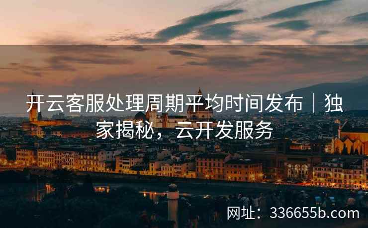 开云客服处理周期平均时间发布｜独家揭秘，云开发服务